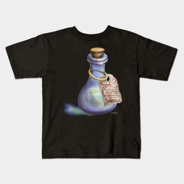 Peaceful Potion Kids T-Shirt by JoshErichDigitalInk